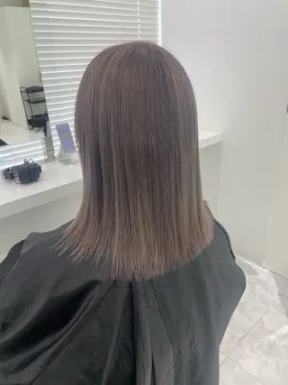 セミロング カラー 🌿透明感赤み消し Keishin🌿のヘアスタイル