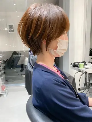 ショート カラー ショート ショートボブ斉藤航人のヘアスタイル