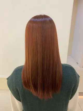ロング たけだゆめ ダブルカラーのヘアスタイル