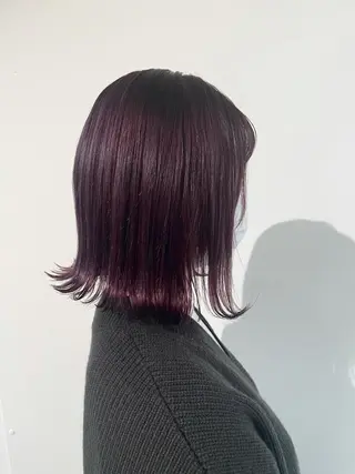 ミディアム 山内 愛可のヘアスタイル