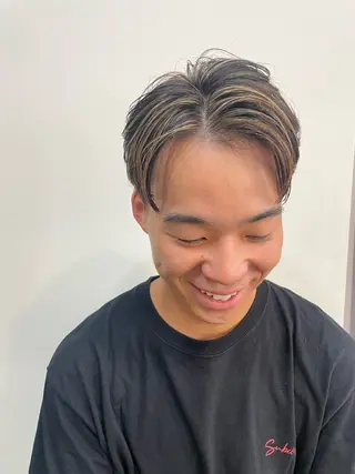 ショート カラー メンズ メンズNO.1口コミ 高評価🟡三澤拓海✅のヘアスタイル