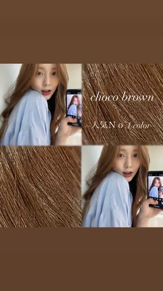 カラー 🤍ベージュ/透明感 韓国ヘア/まりん🤍のヘアスタイル