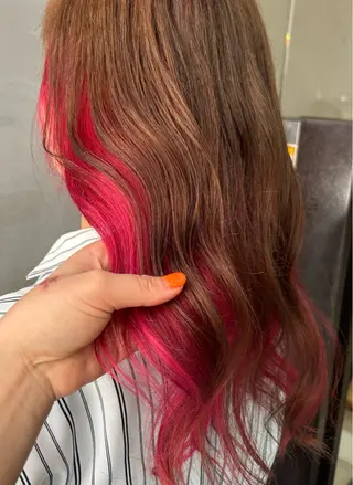 ロング カラー 似合わせカット/ 艶カラー/いらみなのヘアスタイル