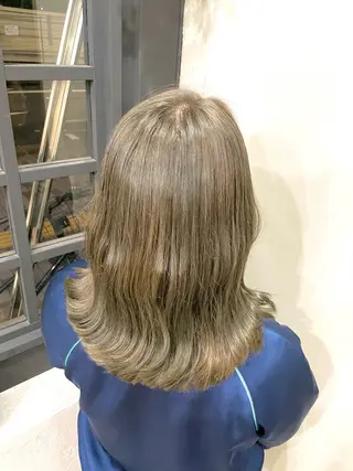 セミロング カラー ✨レディースカット モデル募集✨イブキのヘアスタイル