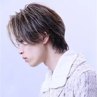 カラー メンズ 💙垢抜け/モテヘア KEISHO🩶のヘアスタイル