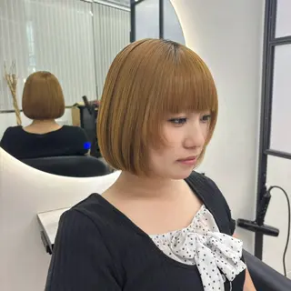 ミディアム Ren. 🦋デザインカラーのヘアスタイル