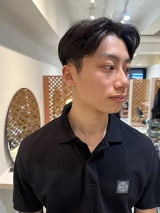 メンズ ♡ザクザクレイヤー× うる艶透明感♡西島のヘアスタイル