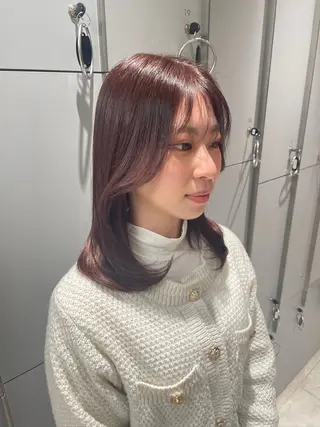 セミロング 💓ロング韓国ヘア ~Kirara💓のヘアスタイル