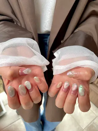 ネイル 甲府市徳行 🧸prunelleのネイルデザイン