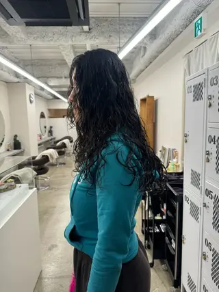 セミロング kiji所属・kiji NAHO/ パーマ／久屋大通のヘアスタイル