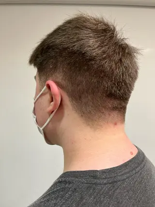 ショート メンズ ウスイマイコ カット/ケアカラーのヘアスタイル