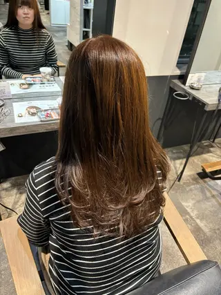 セミロング 穐田 航のヘアスタイル