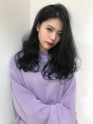 ロング 💫カットはなんでも 得意です✂️のヘアスタイル