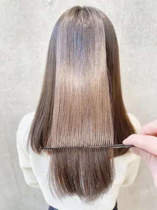 セミロング カラー KURO/韓国ヘア /レイヤーカットのヘアスタイル