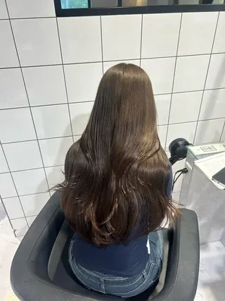 ロング カラー 表参道/透明感カラー /暗髪/ジュキヤのヘアスタイル