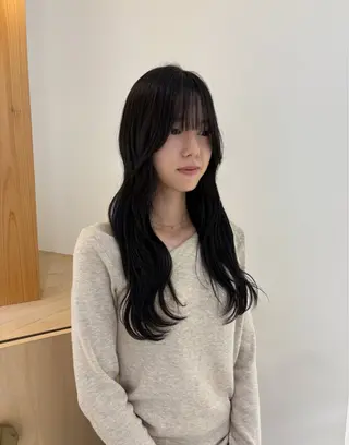 カラー 蓑輪 璃央のヘアスタイル