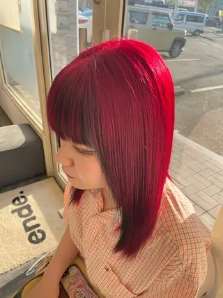 ミディアム カラー ende. ハルタのヘアスタイル