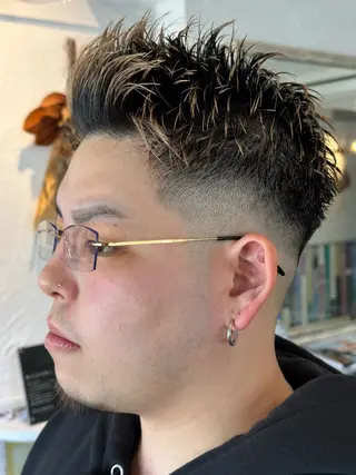 ショート ヒロ銀座barber shop 大阪本店所属・平田 翔也のヘアスタイル