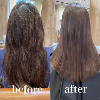 ロング 縮毛矯正/髪質改善 主税巧一のヘアスタイル