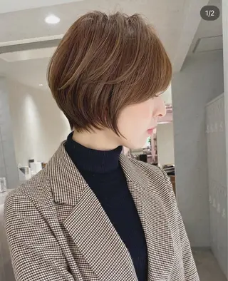 ショート 🫧似合わせショート ゴヤ🫧のヘアスタイル