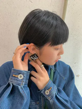 ショート カラー Fuuu《フゥ》所属・シノザキ シンゴのヘアスタイル