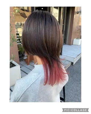 セミロング カラー ✨ Ayatoのヘアスタイル