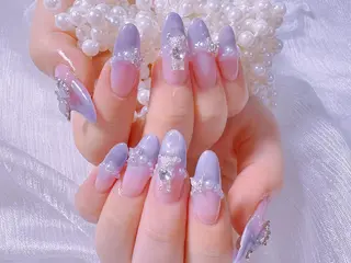 ネイル 🐳彩羽チップ 長さだし専門🐳のネイルデザイン