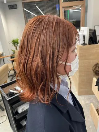 ミディアム SAEKI【ior 】北千住店ブリーチのヘアスタイル