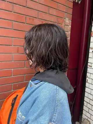 ミディアム パーマ 【柏メンズパーマ職人 】店長　KAZUMAのヘアスタイル