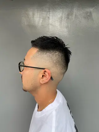ショート メンズ FADE&LINE登戸店所属・🔥メンズ専門 美容師🔥 柳澤陵心のヘアスタイル