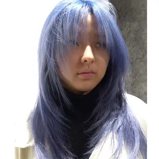 ロング カラー bloc japon所属・ﾌﾞﾚｲｽﾞ˚✧₊⁎ ﾚｲﾔｰToriのヘアスタイル