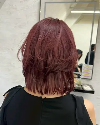 ミディアム カラー 遠藤 健登のヘアスタイル