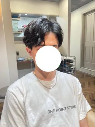 ショート パーマ メンズ eyesburg W/est所属・ショート 村上のヘアスタイル