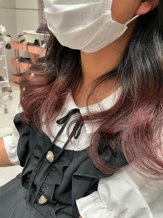 カラー くびれショート/パー マ/🐬永井瑠栞🐬のヘアスタイル