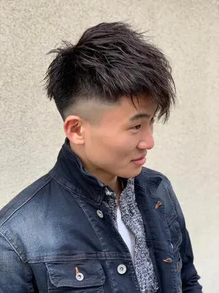 ショート メンズ 上石神井メンズパーマ 飯田徹のヘアスタイル