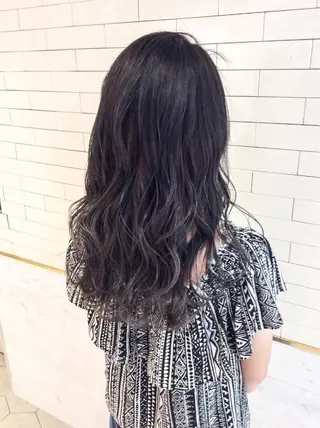 セミロング カラー レイヤーカット× 髪質改善たもりのヘアスタイル