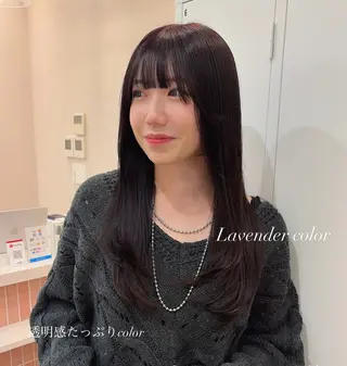 ロング カラー ａｉｋａ🐩 /艶カラー/レイヤーのヘアスタイル