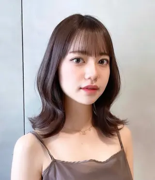 ミディアム カラー ヘアアレンジ 𝐘𝐮𝐮𝐧𝐚 /モデル募集💫のヘアスタイル