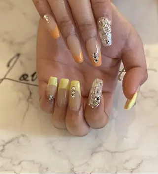 ショート カラー キッズ ネイル パーマ ヘアアレンジ マツエク・マツパ アイブロウ メンズ ease NAIL SALONのネイルデザイン