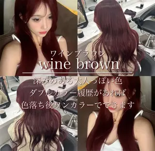 ロング カラー kazuki🍑韓国 トレンド暖色🫗のヘアスタイル