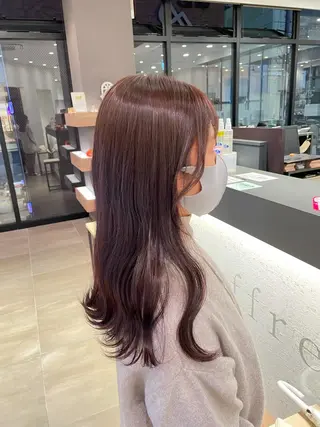 カラー 🫧ミルクティーベー ジュ🫧門脇ゆう🎀のヘアスタイル