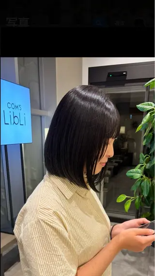 ミディアム com’sLibli 澤井凜のヘアスタイル