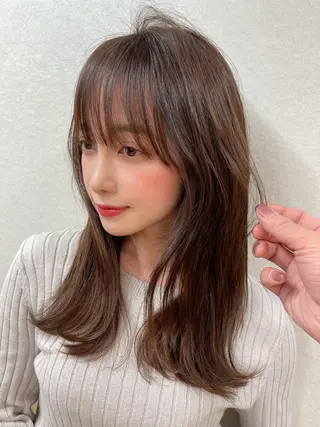ロング カラー 美容室sand 横浜のヘアスタイル