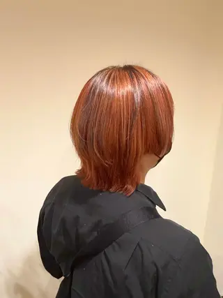 ショート カラー 朝野 美華/暖色カラーのヘアスタイル
