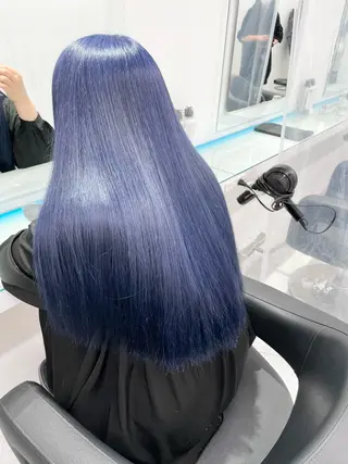 ロング カラー 🤍💕ブリーチカラ ーAyaka💕🤍のヘアスタイル