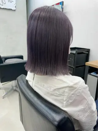 ショート カラー 韓国/ハイトーン/ ボブ🎀MIKU🎀のヘアスタイル