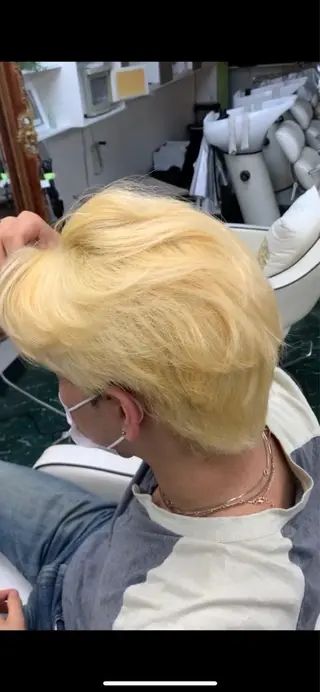 ショート カラー verde所属・ノザキ　カイシ /武蔵小山のヘアスタイル