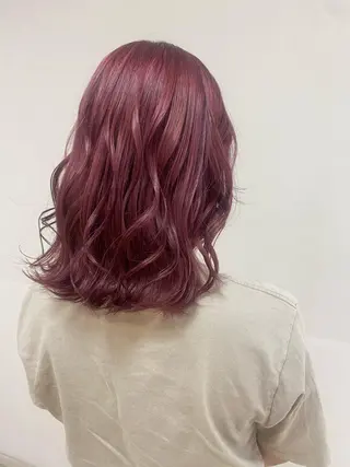 ミディアム カラー 🌈haru🌻 藤沢ハイトーン🌈のヘアスタイル