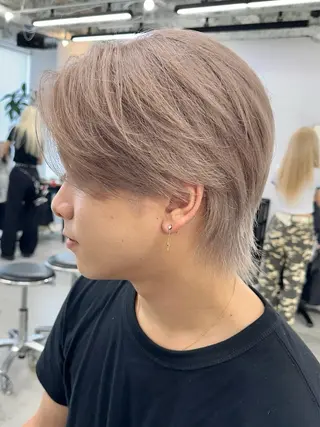 カラー メンズ ブリーチダブルカラー 【koide】のヘアスタイル