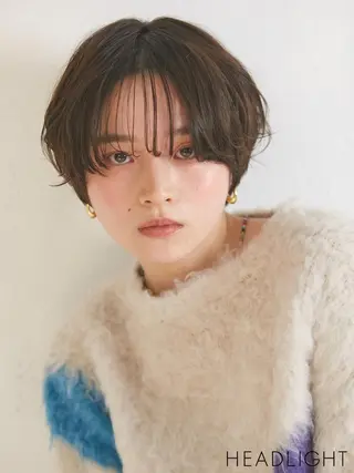 セミロング 上田 桃子のヘアスタイル